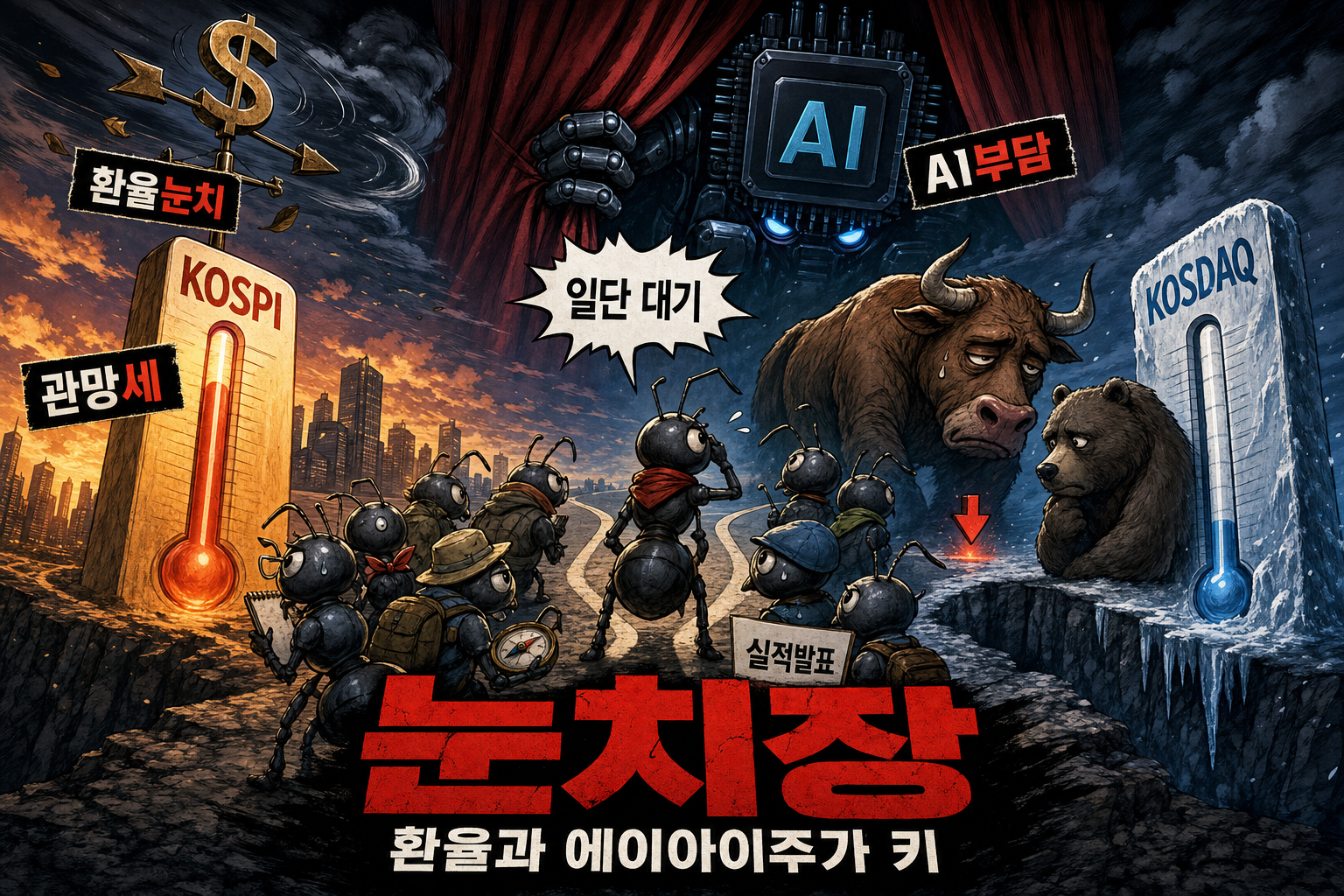 환율과 AI주 눈치보는 증시