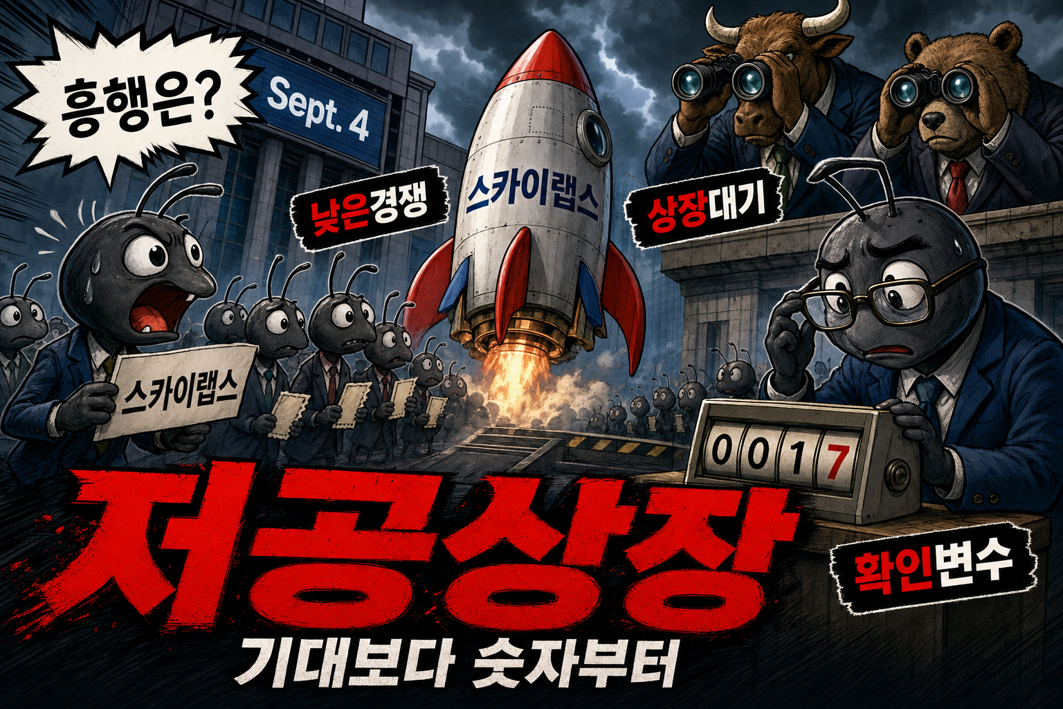 낮은 청약률 속 상장 대기