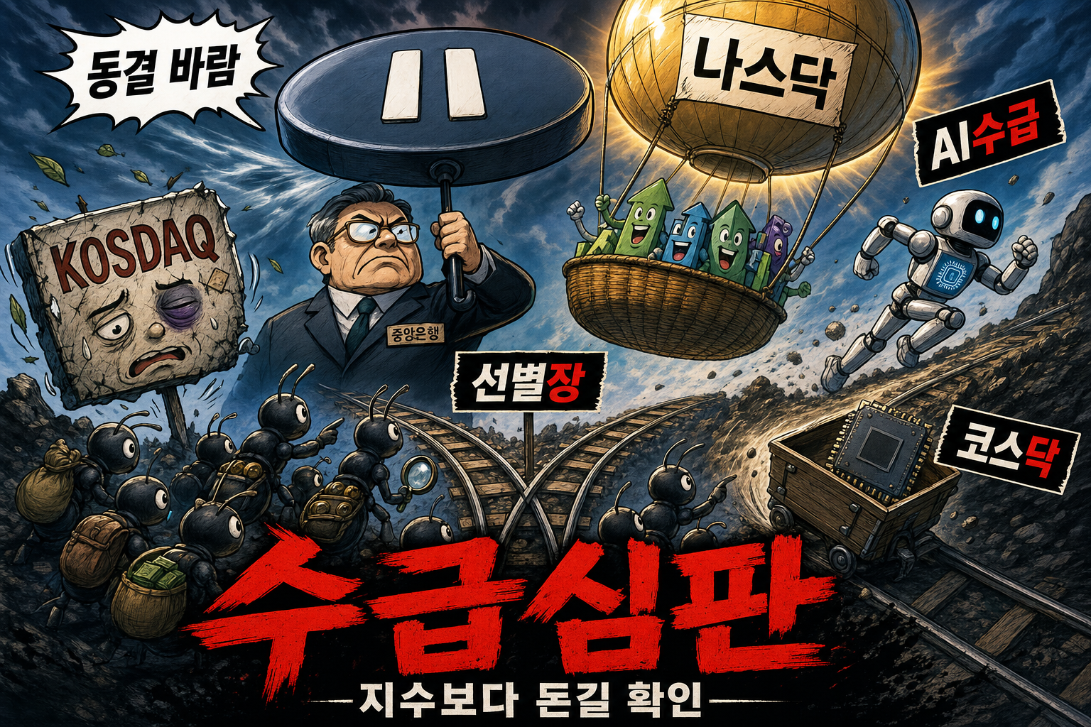 나스닥 상승 속 AI 수급 갈림길
